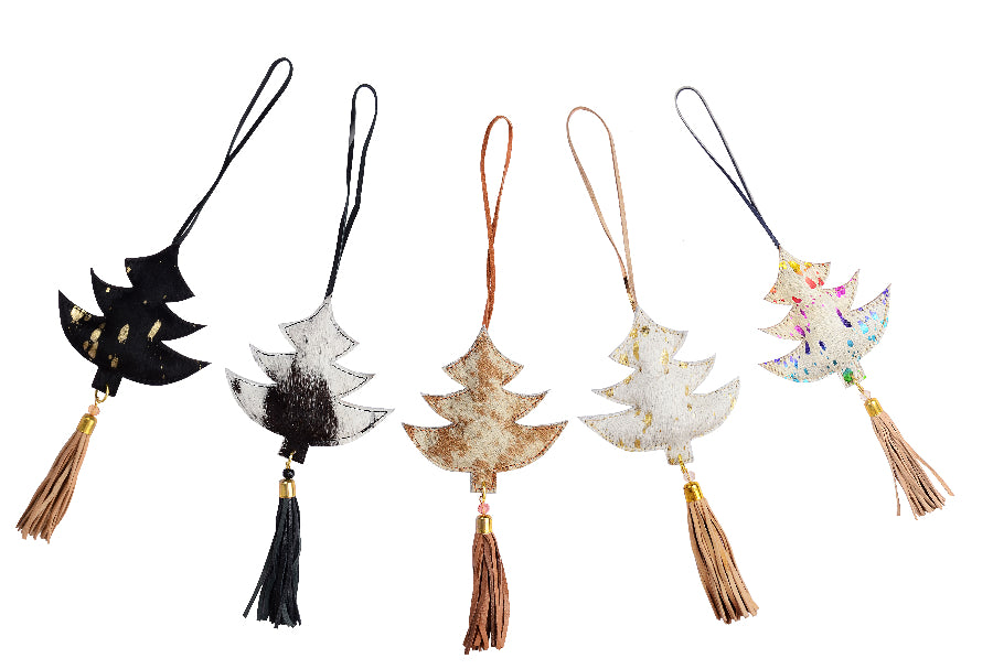 Christmas Tree Hanging Ornament-Western Culture Leather