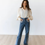 Ivory Ladies Blouse