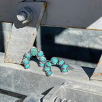 Turquoise Squash Stud Earring-Western Culture Leather