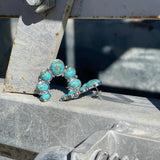 Turquoise Squash Stud Earring-Western Culture Leather