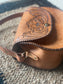 Vintage inspired Hand tooled leather hang bag-Western Culture Leather