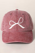 Rose Pink Ribbon Cap-Western Culture Leather
