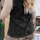 Addy Denim Vest-Western Culture Leather