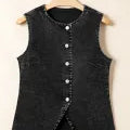 Addy Denim Vest-Western Culture Leather