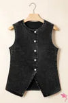 Addy Denim Vest-Western Culture Leather
