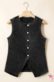 Addy Denim Vest-Western Culture Leather
