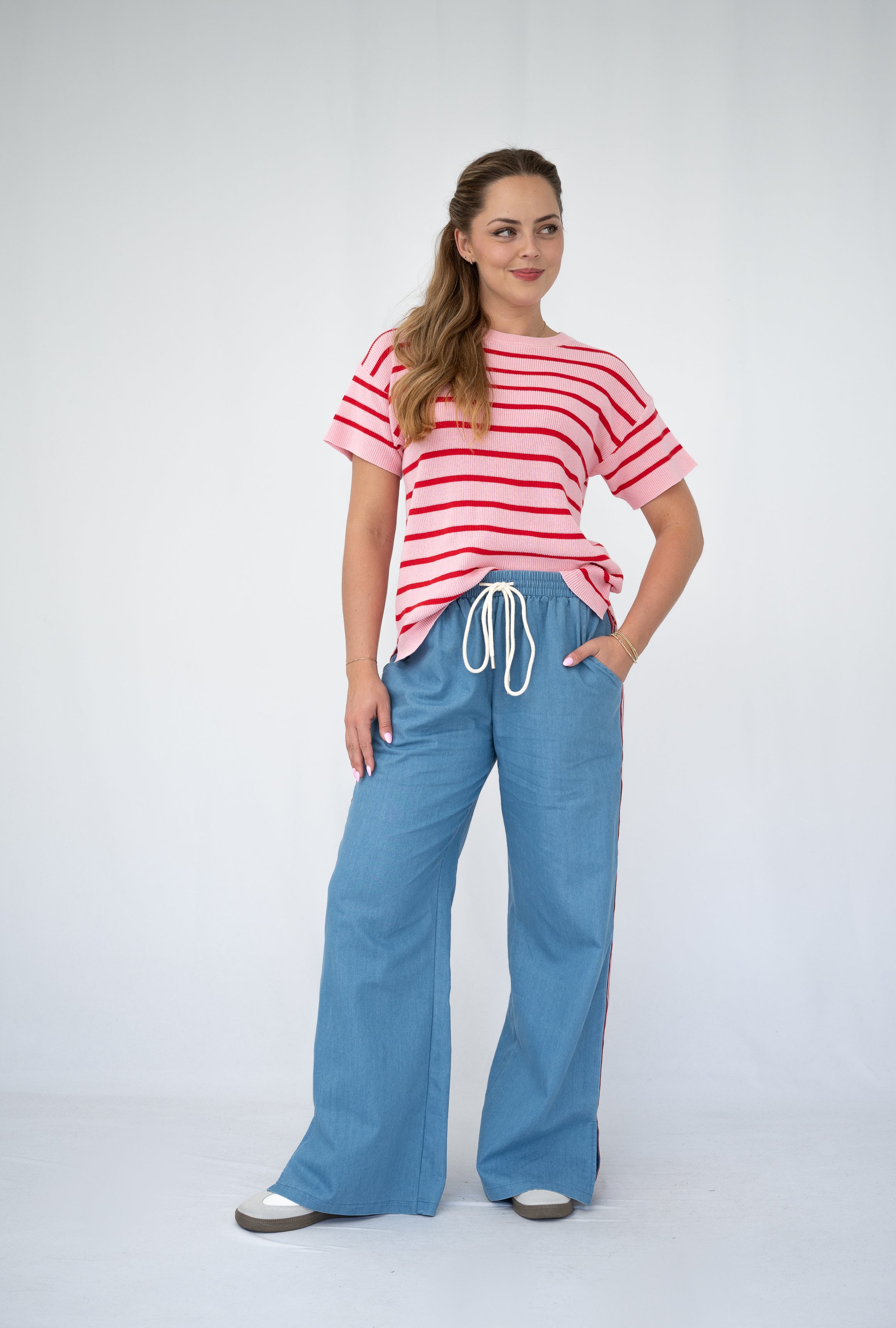 Cherry Denim Pants-Western Culture Leather