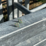 Beaded Stud Earrings-Western Culture Leather