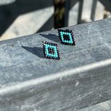 Beaded Stud Earrings-Western Culture Leather