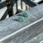 Beaded Stud Earrings-Western Culture Leather