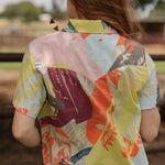 Katie Fly Ladies Crop Blouse-Western Culture Leather