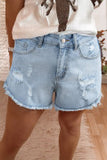 Daisy Denim Shorts-Western Culture Leather