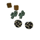 Stud Earrings-Western Culture Leather
