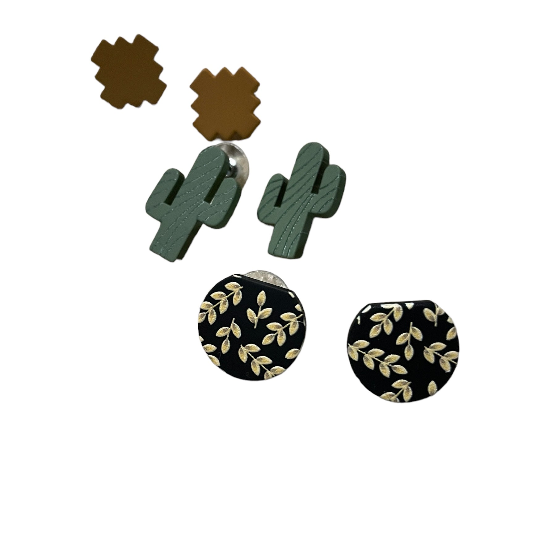 Stud Earrings-Western Culture Leather