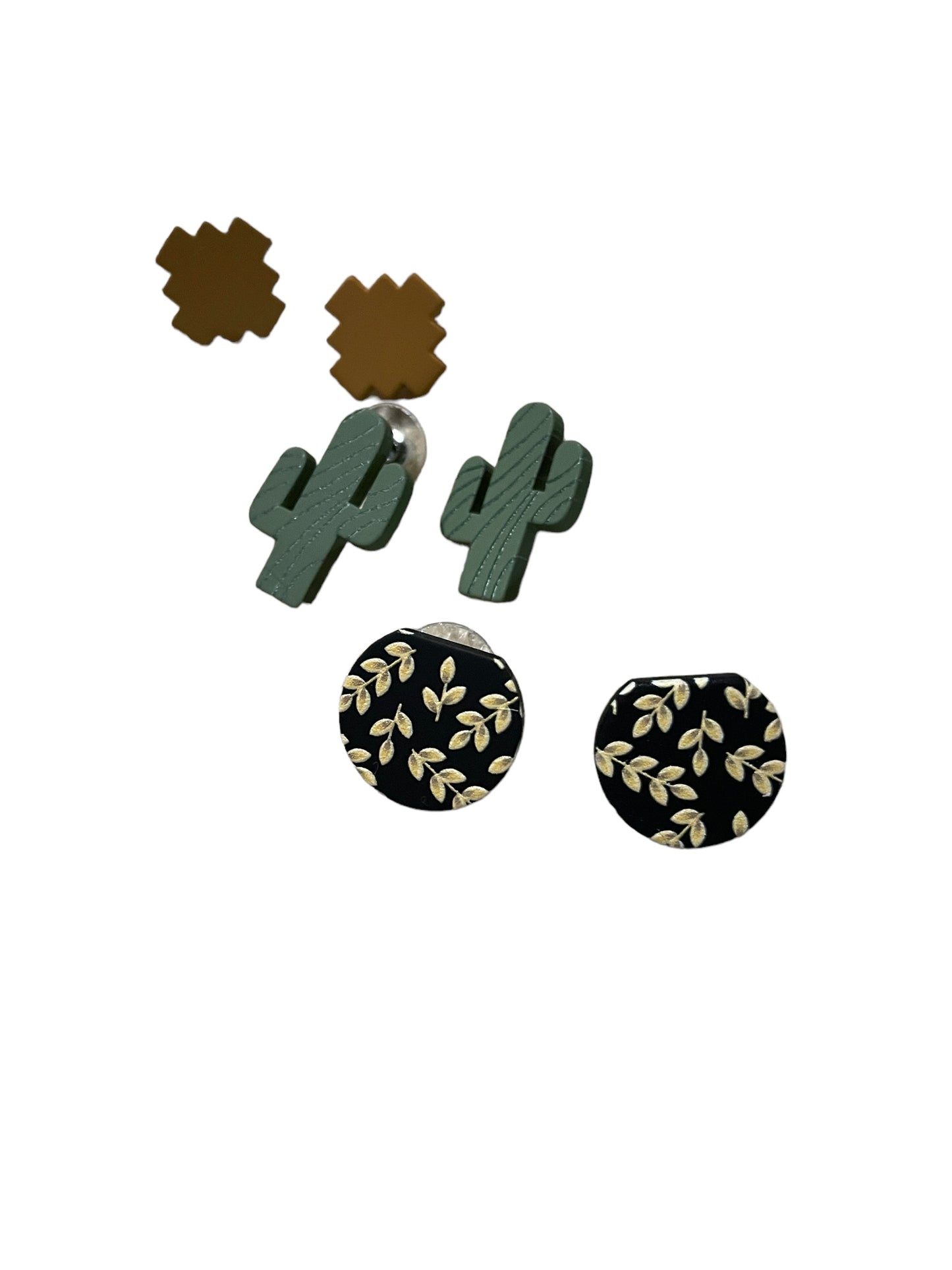 Stud Earrings-Western Culture Leather