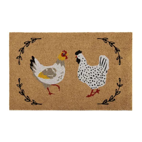 Henrietta Chook Door Mat-Western Culture Leather