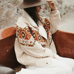 Signature Rarebird Cream Jacket - Unisex-Western Culture Leather