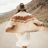 Signature Rarebird Cream Jacket - Unisex-Western Culture Leather