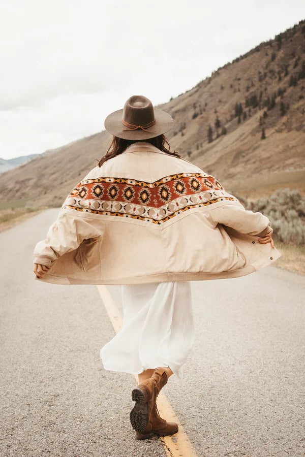 Signature Rarebird Cream Jacket - Unisex-Western Culture Leather