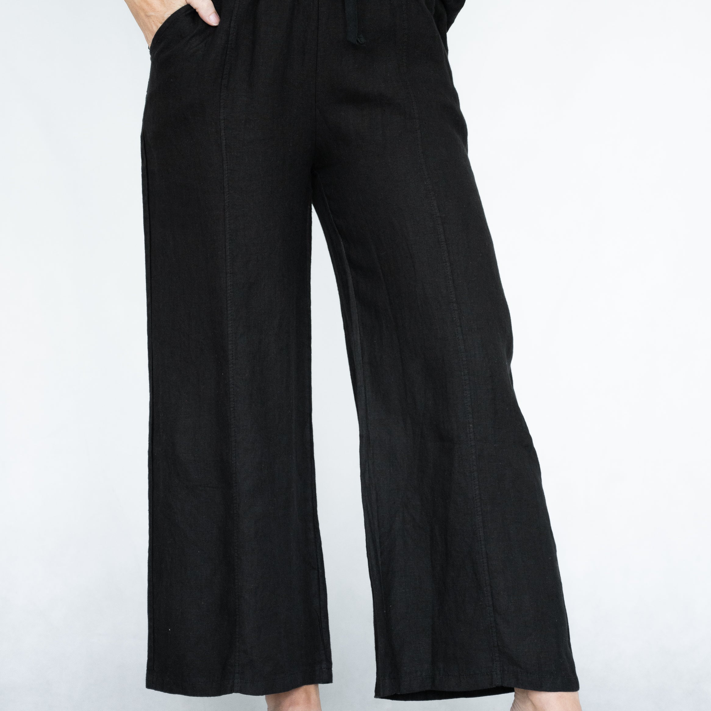 Isabella Italian Linen Pant-Western Culture Leather