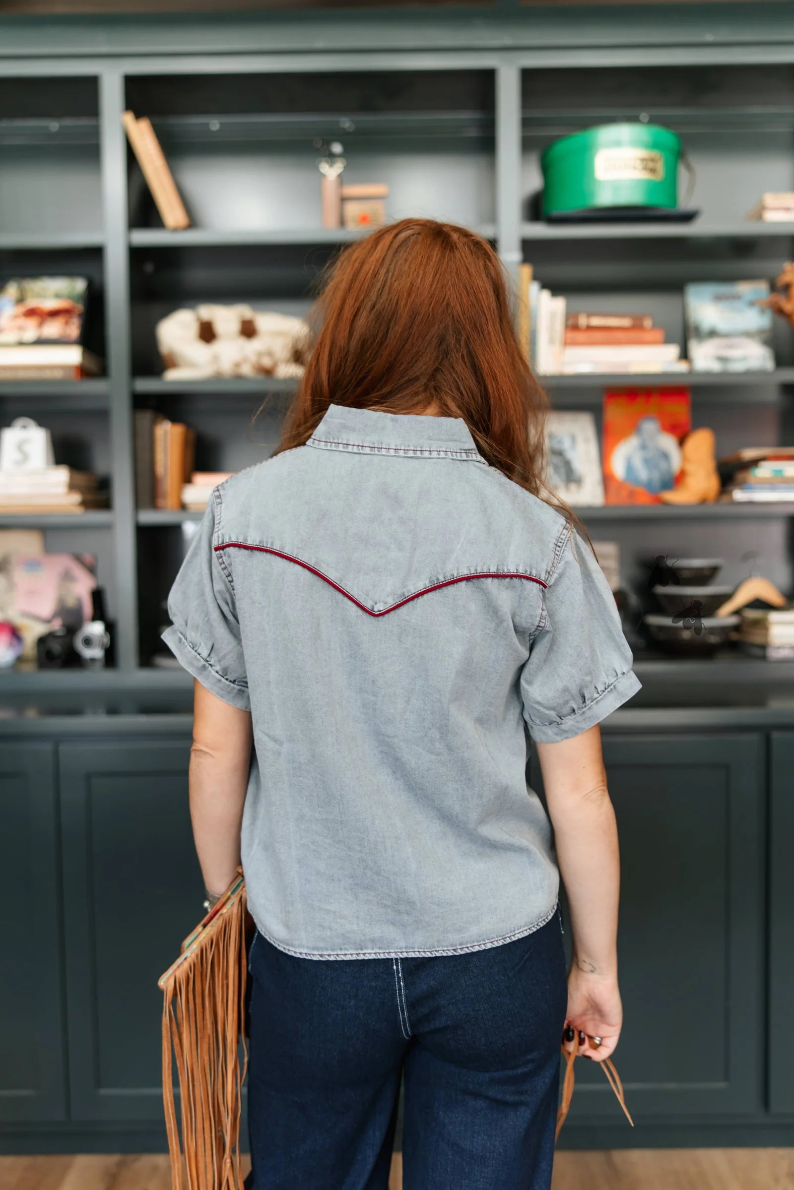 Jocelyn Denim Shirt-Western Culture Leather