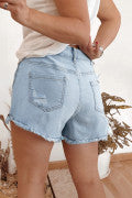 Daisy Denim Shorts-Western Culture Leather