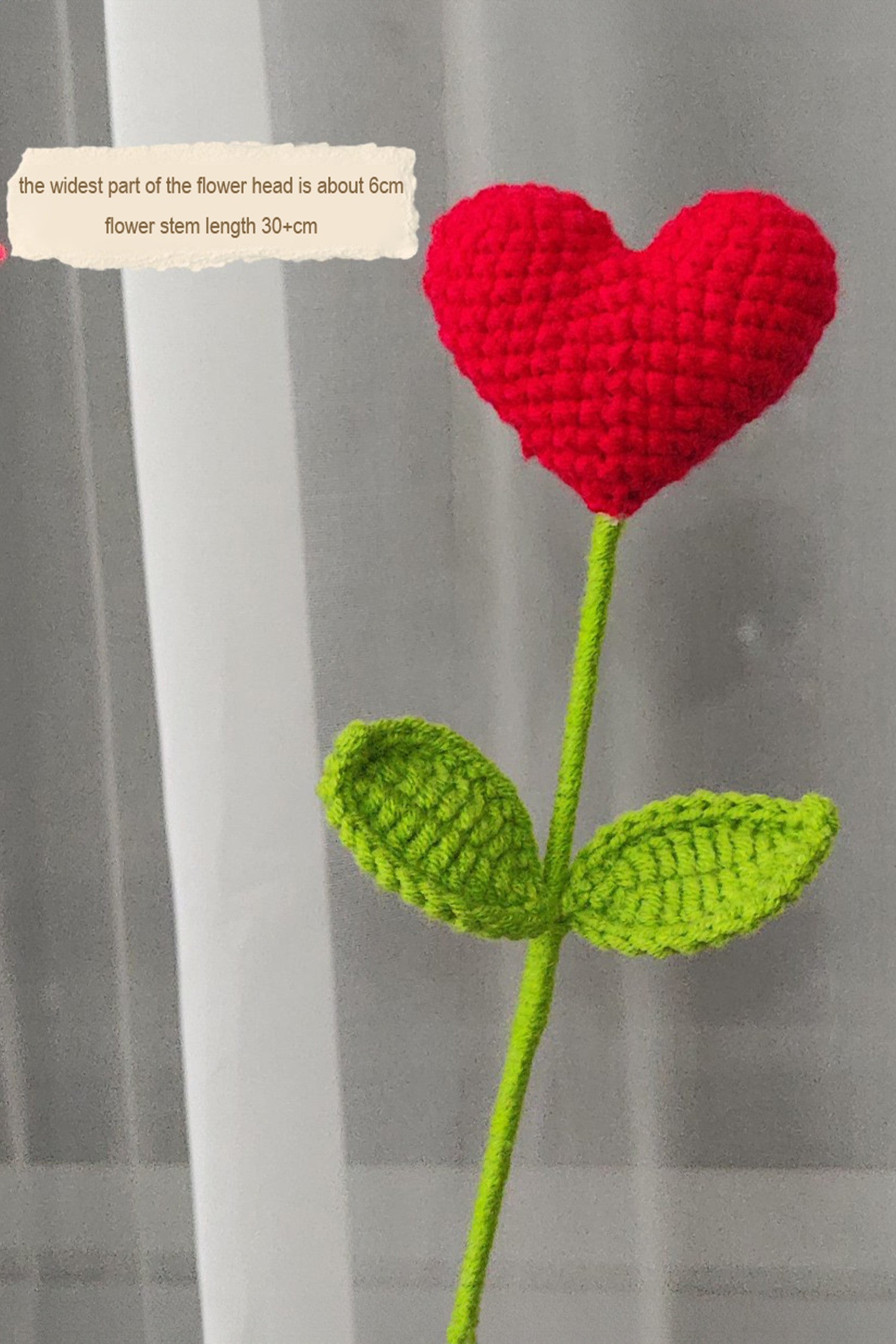 Hand Crochet Heart Spike-Western Culture Leather