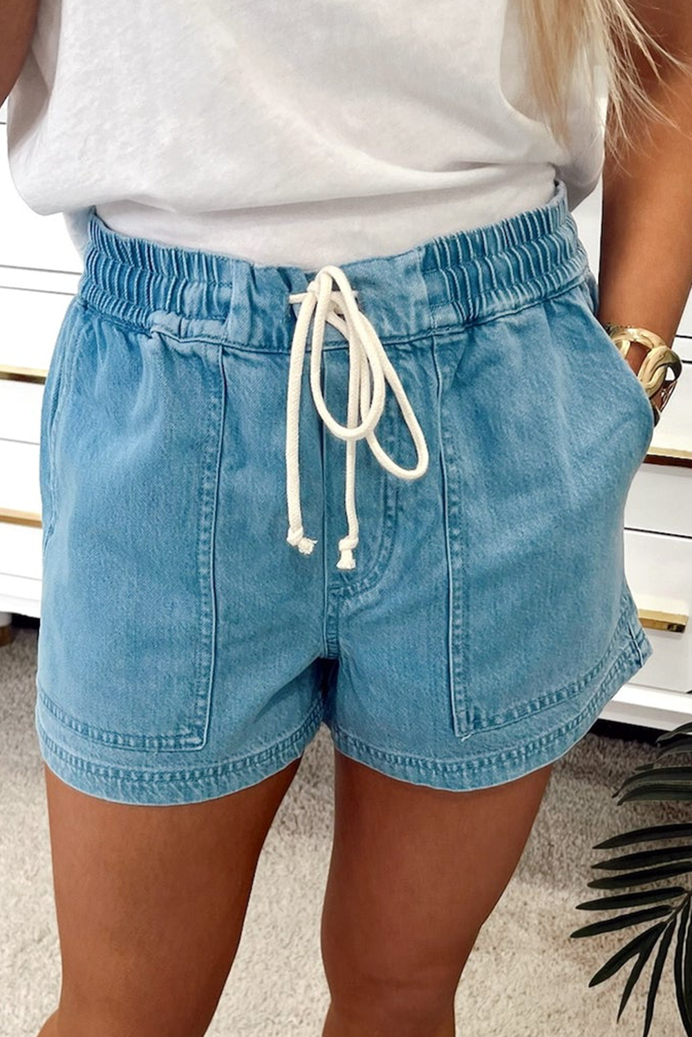 Daisy Denim Shorts-Western Culture Leather