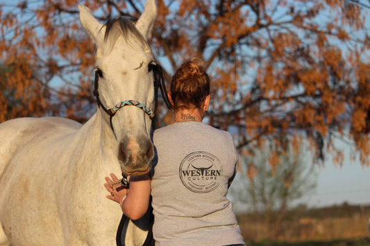 Ladies Merch T-Shirt-Western Culture Leather