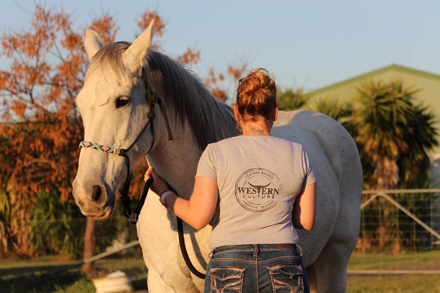 Ladies Merch T-Shirt-Western Culture Leather