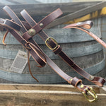 Leather bridles and reins-Western Culture Leather