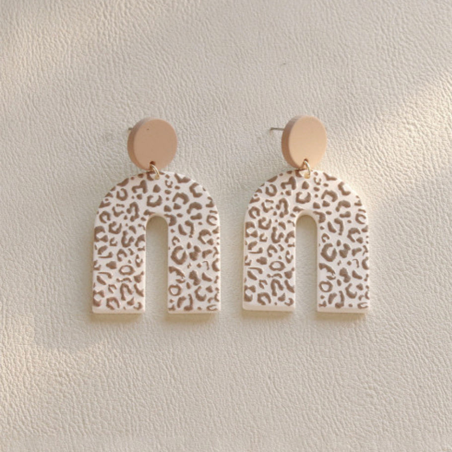 Leopard Dangles-Western Culture Leather