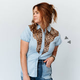 Kitty Fly Ranch Ladies Blouse-Western Culture Leather