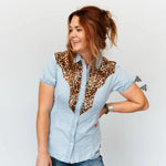 Kitty Fly Ranch Ladies Blouse-Western Culture Leather