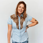 Kitty Fly Ranch Ladies Blouse-Western Culture Leather