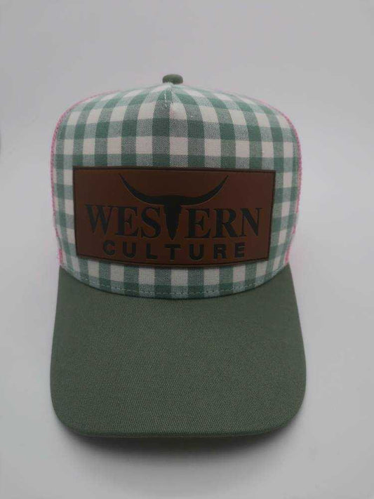 Western Culture Trucker Cap-Western Culture Leather