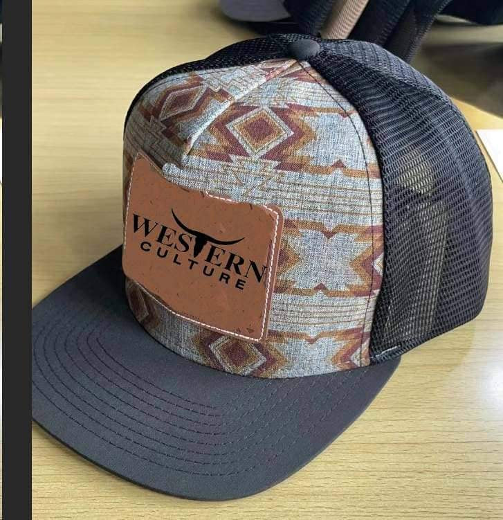 Western Culture Trucker Cap-Western Culture Leather