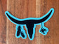 WC horn logo sticker-Western Culture Leather