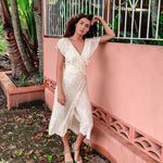 Leonie - Leopard Wrap dress-Western Culture Leather