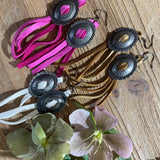 Amarillo Concho Earring-Western Culture Leather