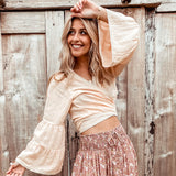 Romeo Bolero - Soft Peach-Western Culture Leather