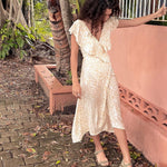 Leonie - Leopard Wrap dress-Western Culture Leather