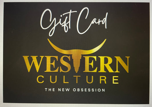 Western Culture Gift Voucher-Western Culture Leather