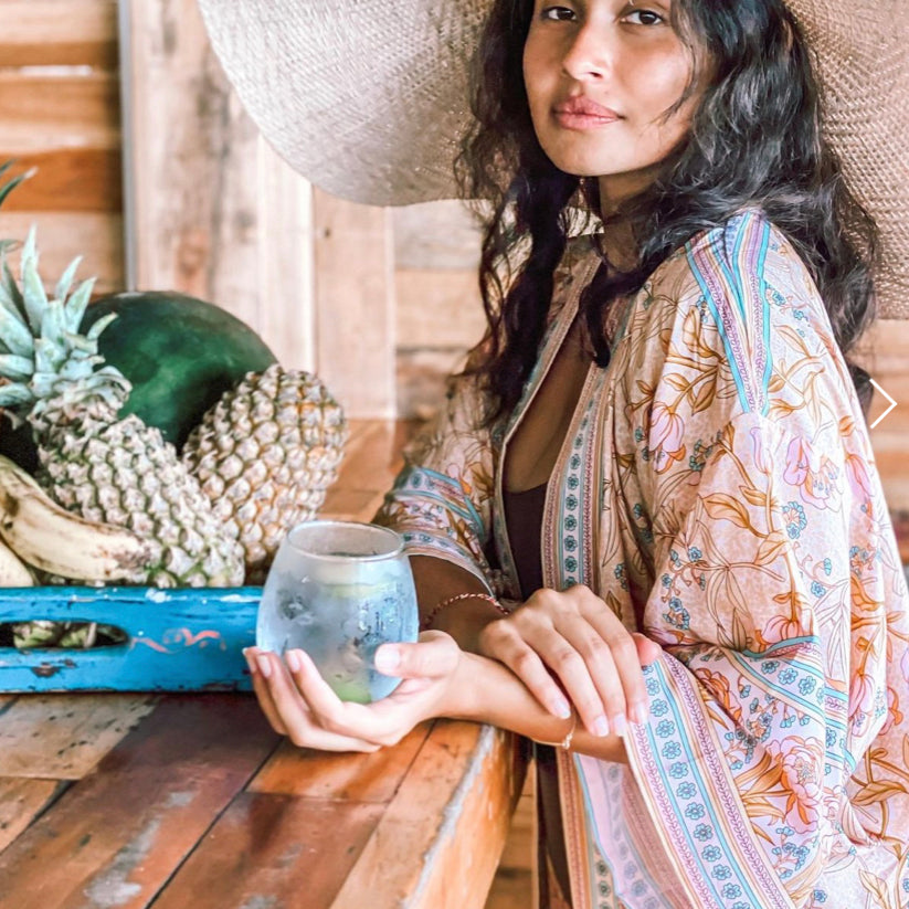 Halcyon Robe - Tiger Lily-Western Culture Leather