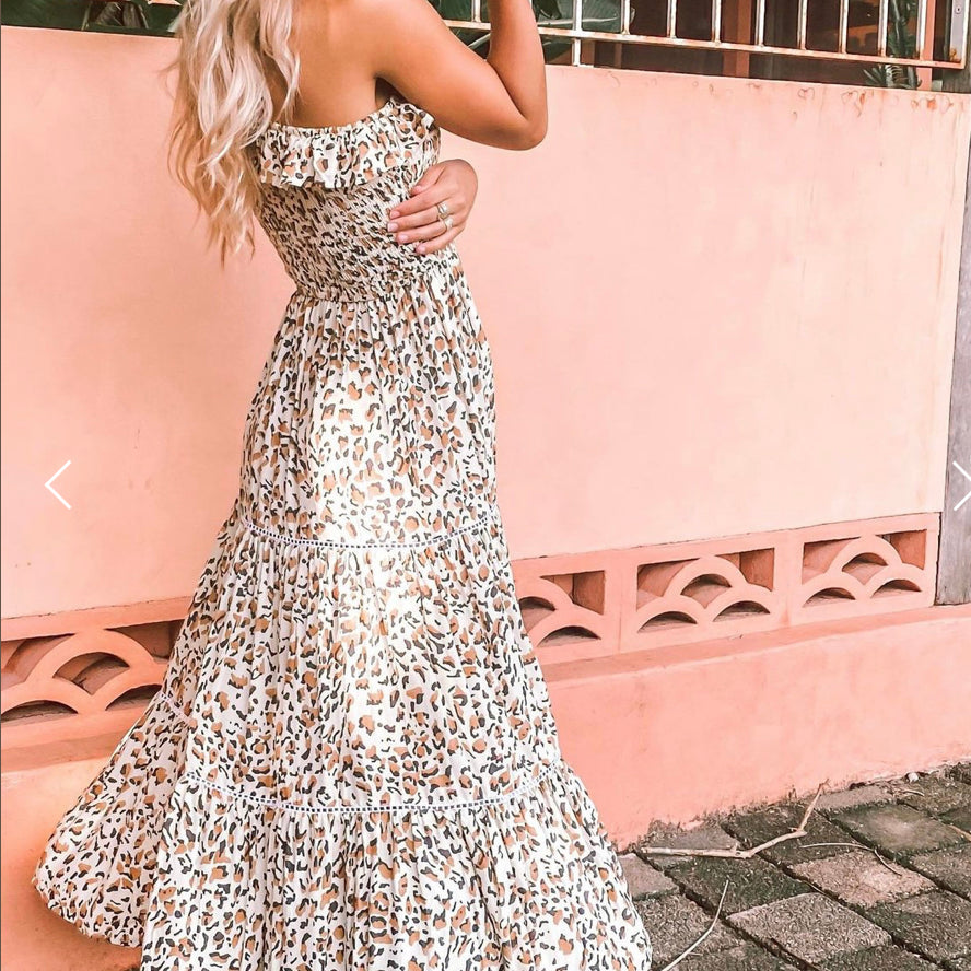 Farrah Dress - Multi Leopard-Western Culture Leather