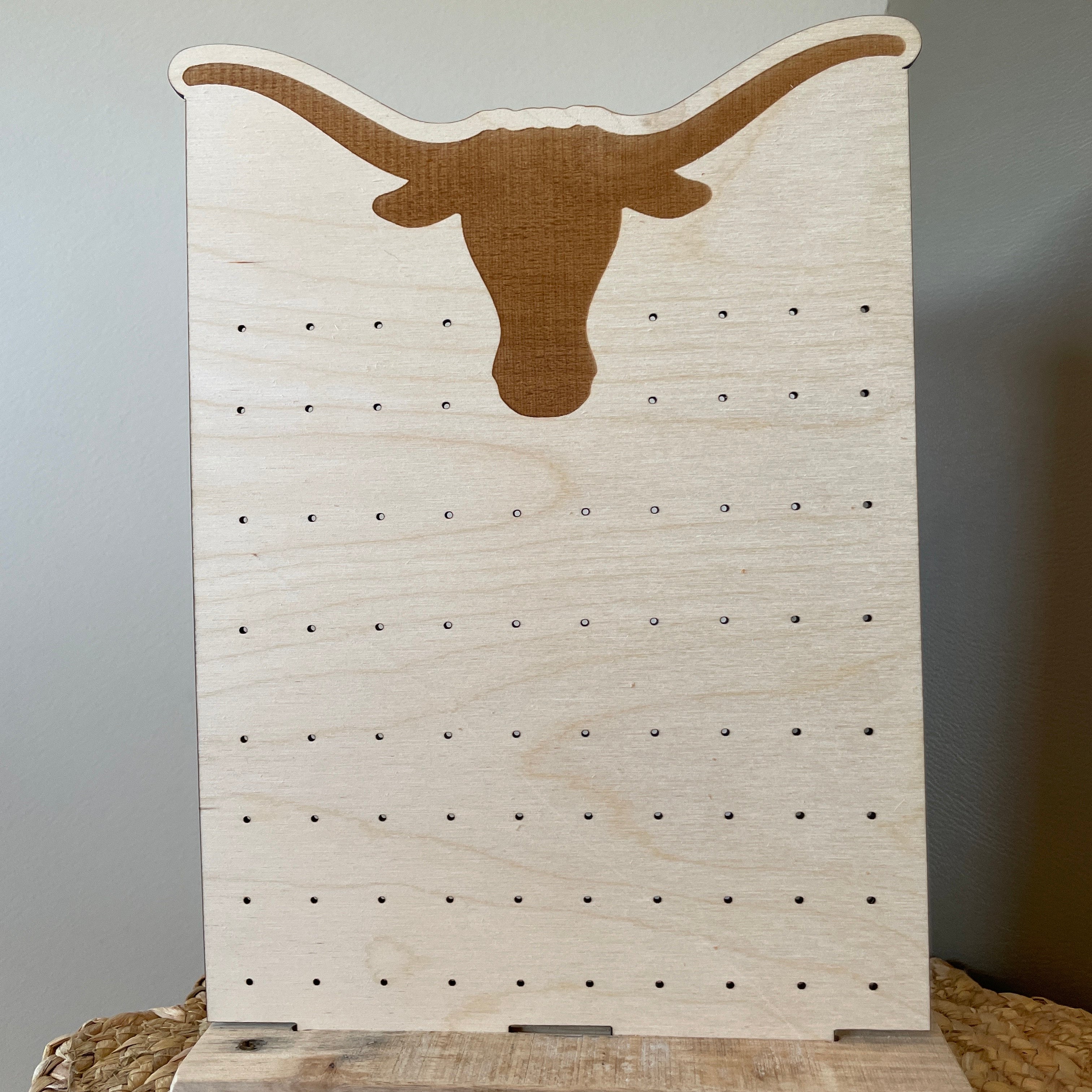 Longhorn earring board-Western Culture Leather