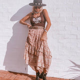 Jaipur Skirt-Western Culture Leather