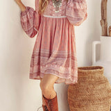 Lake Dress - Rose Dawn-Western Culture Leather