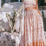 Nomad Skirt - Peaches and Cream-Western Culture Leather