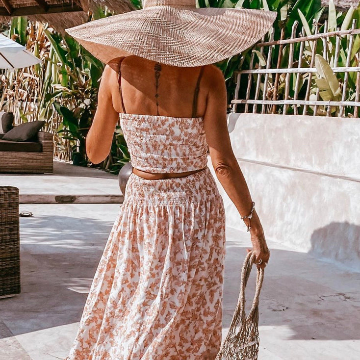 Nomad Skirt - Peaches and Cream-Western Culture Leather
